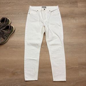 Everlane High Rise Tapered Leg Jean‎ W30 Color White